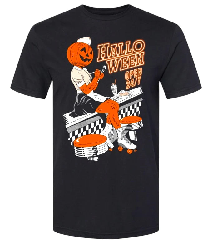 Halloween 24/7 Diner T-Shirt