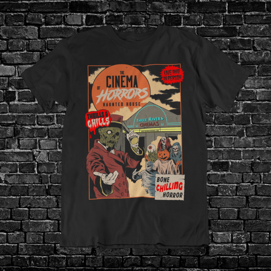 Retro Cinema Building Tee