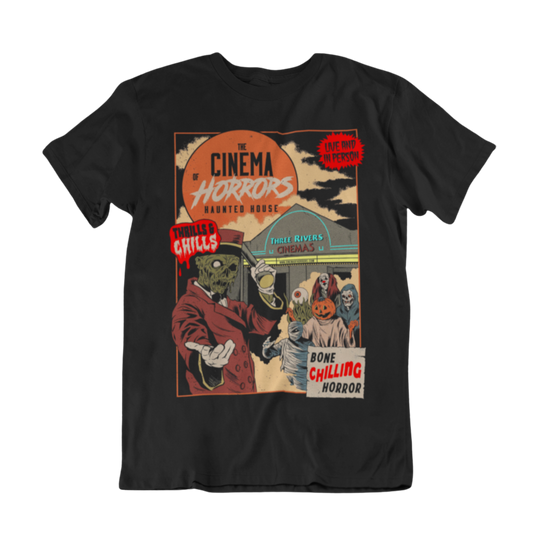 Retro Cinema Building T-Shirt