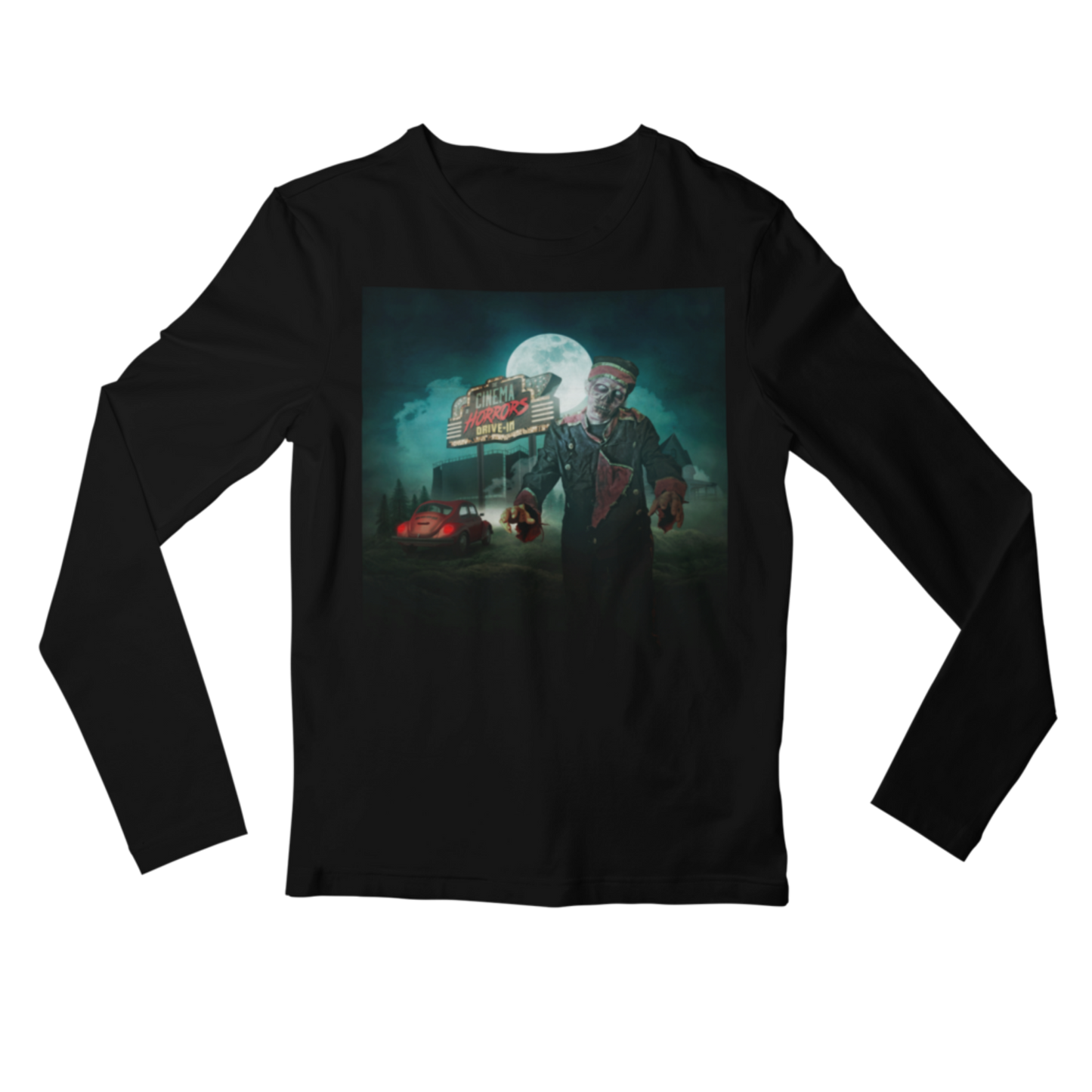 Drive-in Zombie Greeter Long Sleeve