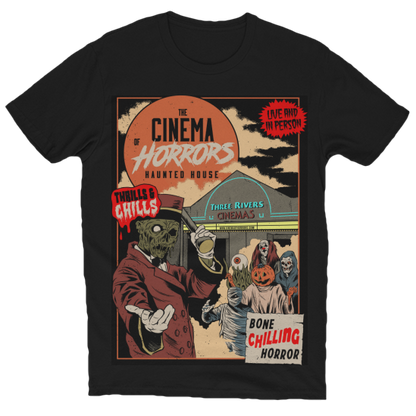 Retro Cinema Building Tee